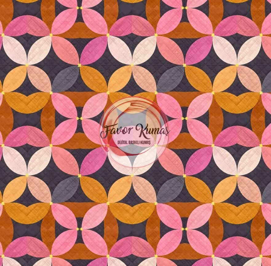 Anadolu Patchwork 2 Desenli Kumaş