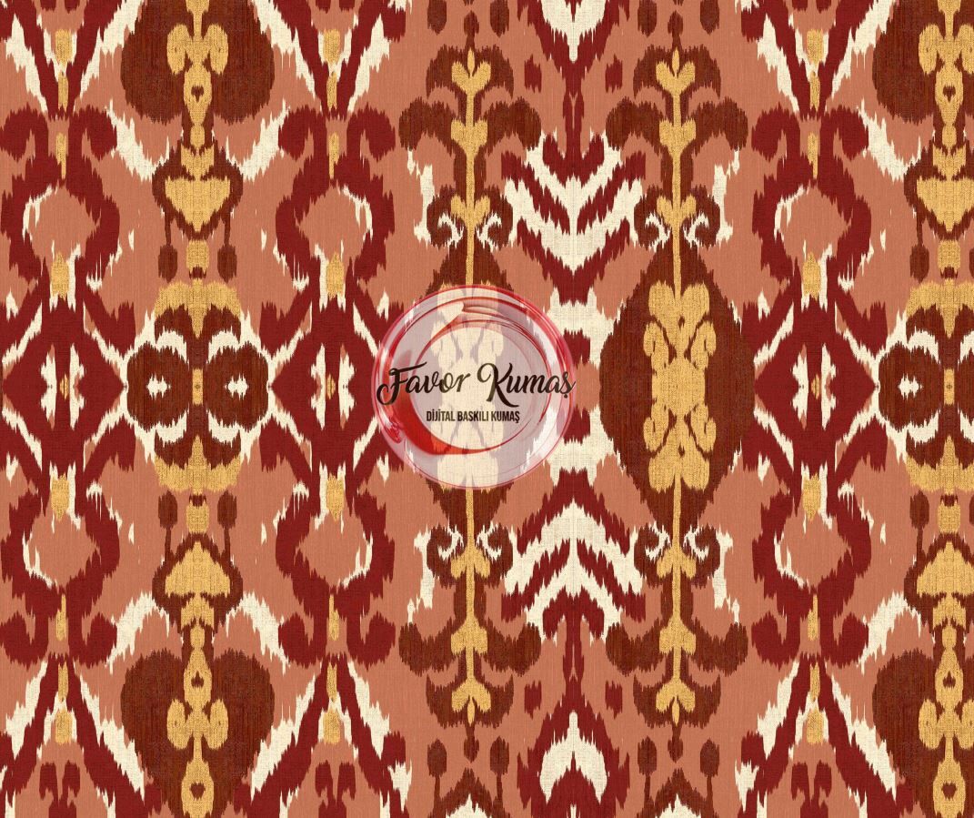Anadolu İkat Desenli Kumaş 2