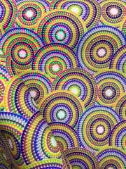 Renkli Mandala Desenli Kumaş 2