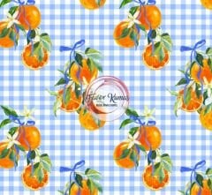 Pötikare Portakal Desenli Kumaş