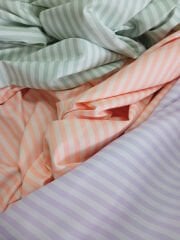 Soft Renkli 1 Cmlik Çizgi Desenli Kumaşlar