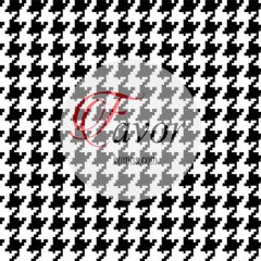 Ekose Desenli Siyah Beyaz Kumaş