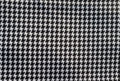 Ekose Desenli Siyah Beyaz Kumaş