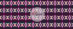Pembe Renkli Kilim Desenli Kumaş