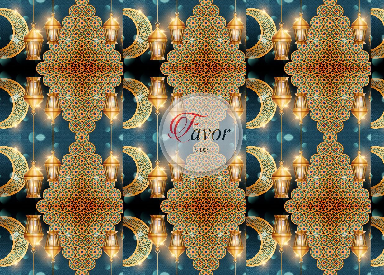 Ramazan Desenli Runner Supla Takımı 1 mt -6 adet supla