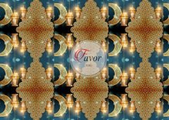 Ramazan Desenli Runner Supla Takımı 1 mt -6 adet supla