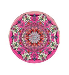 Yeşil Mandala Desenli Kumaş
