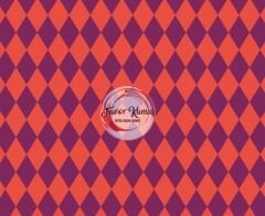 Çift Renk Baklava Desenli Kumaş (2 cm)