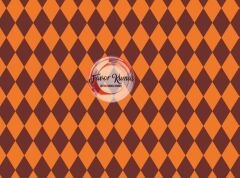 Çift Renk Baklava Desenli Kumaş (2 cm)