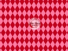 Çift Renk Baklava Desenli Kumaş (2 cm)