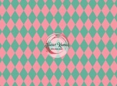 Çift Renk Soft Baklava Desenli Kumaş (2 cm)
