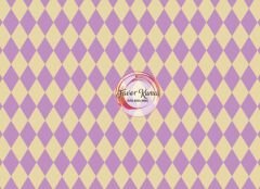 Çift Renk Soft Baklava Desenli Kumaş (2 cm) sarı - Elite Poplin Kumaş