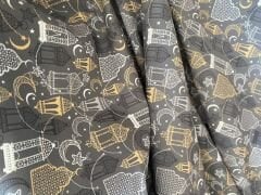 Ramazan Fenerleri  Desenli Kumaş