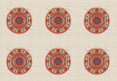 Mandala Desenli Kumaş