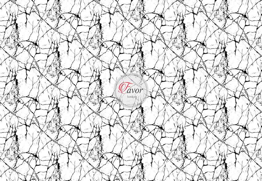 Mermer Desenli Runner ve Supla Kumaşı 1 mt- 2 adet runner BEYAZ