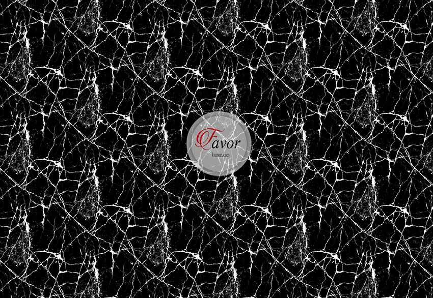 Mermer Desenli Runner ve Supla Kumaşı 1 mt-2 adet runner siyah